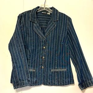 Women’s Chicos, blue Jean jacket